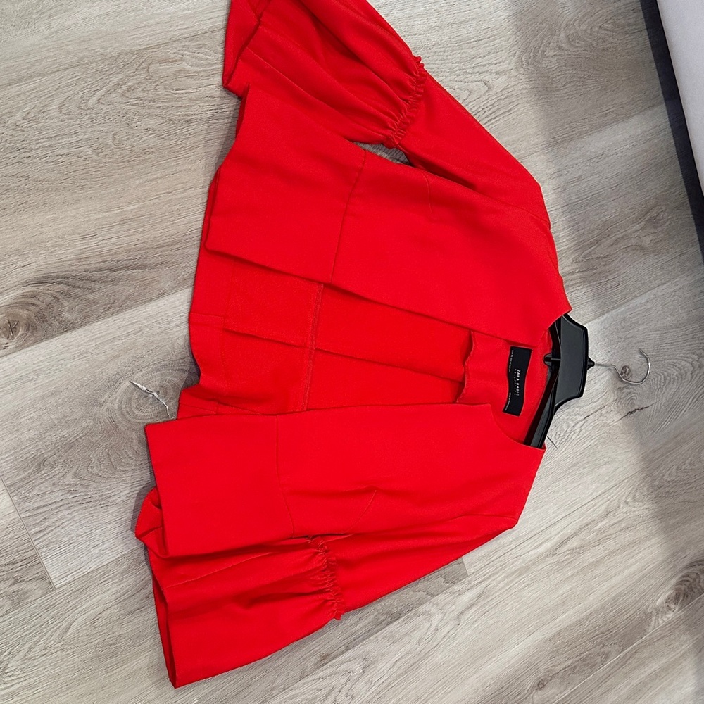 Zara Red Blazer